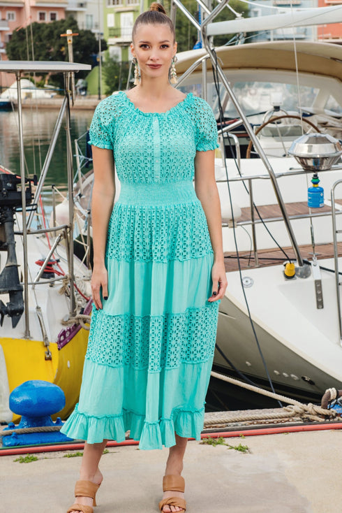 Kleid Blau 23F-840/6 C FRESH COTTON